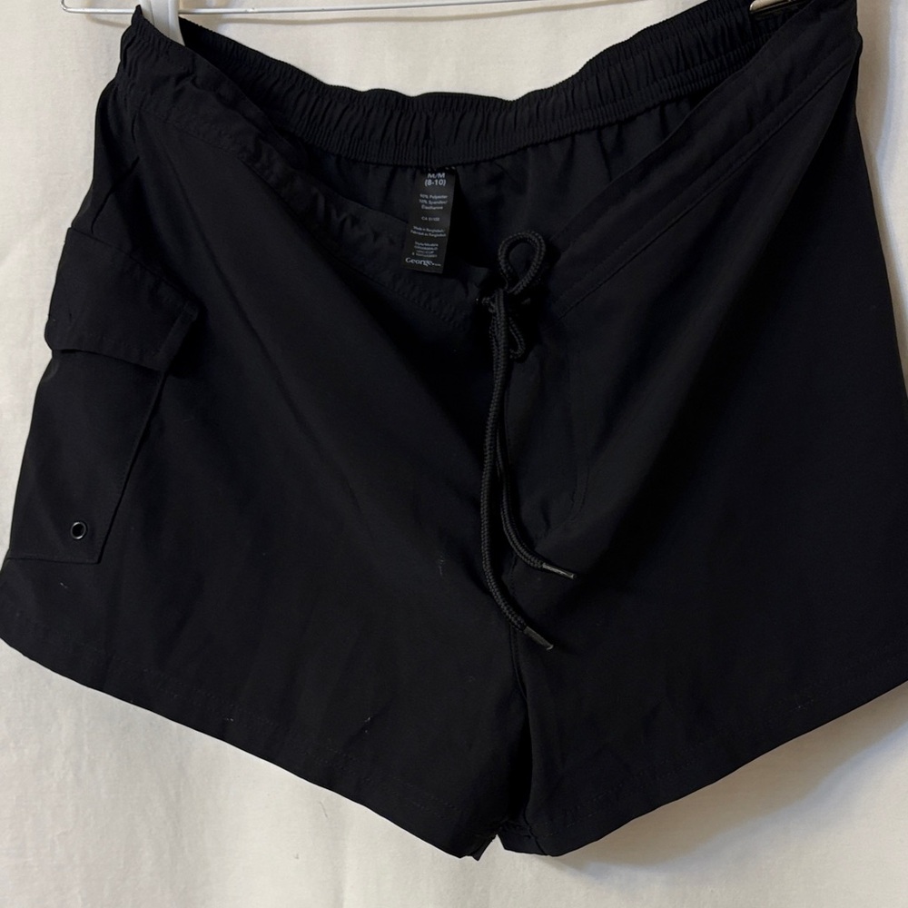 George Men's Black Athletic Shorts